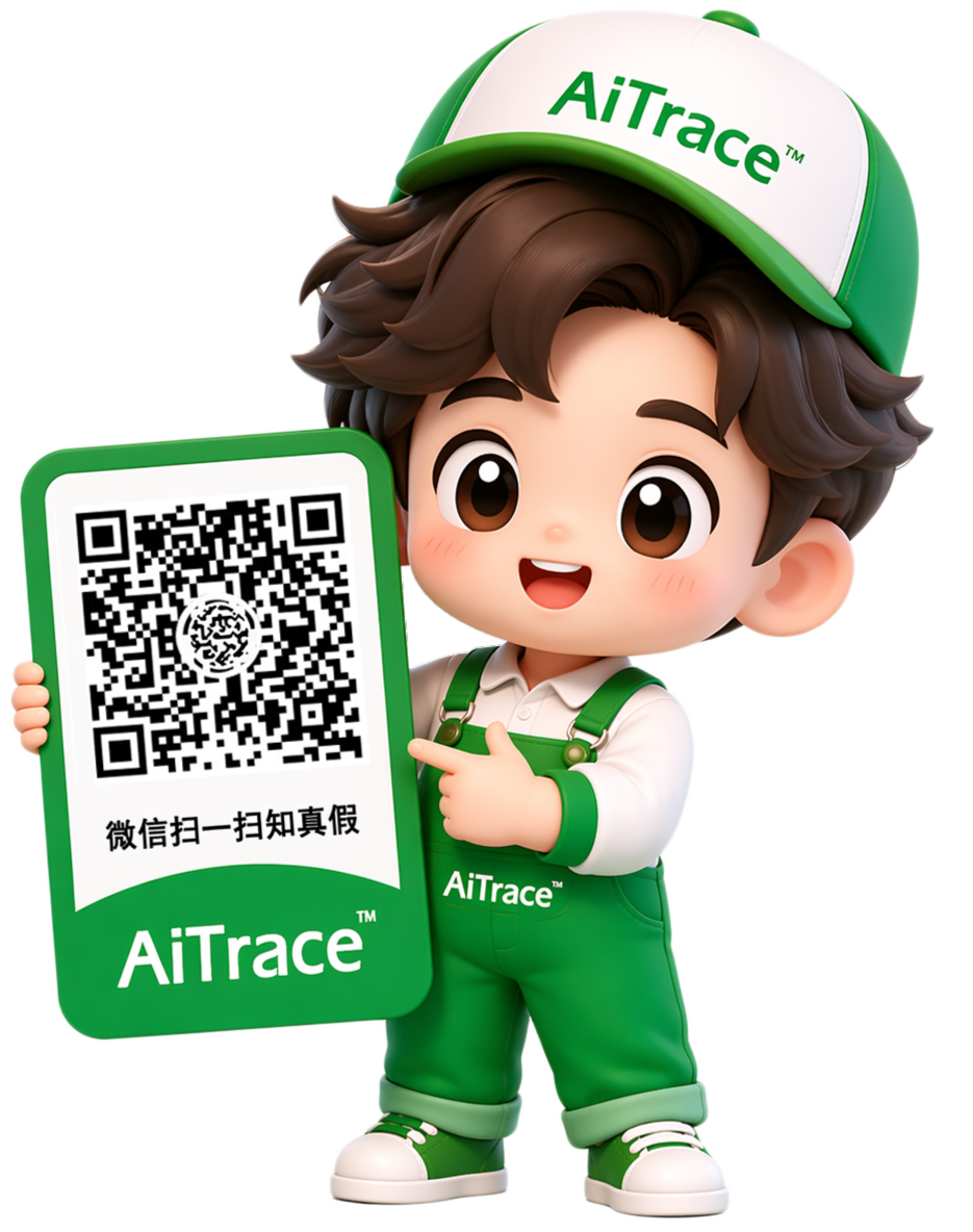 AiTrace 防伪标签示意图